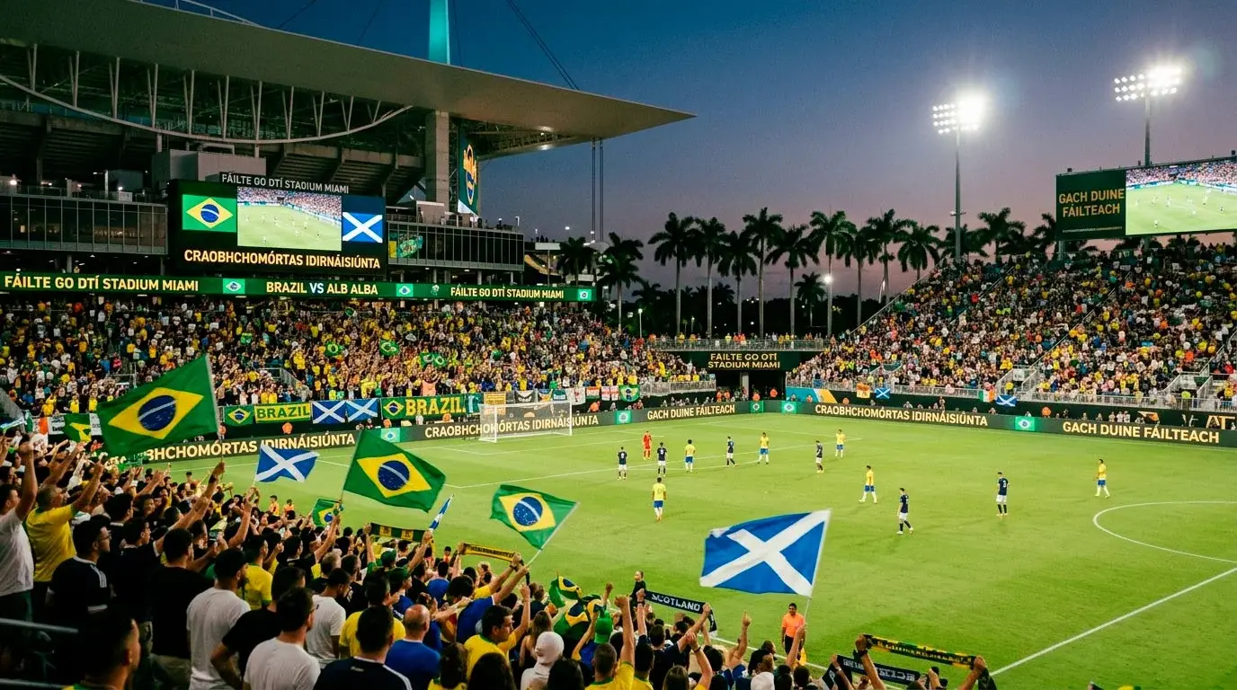 Albain vs An Bhrasaíl - cluiche deiridh Ghrúpa C ag Corn an Domhain 2026