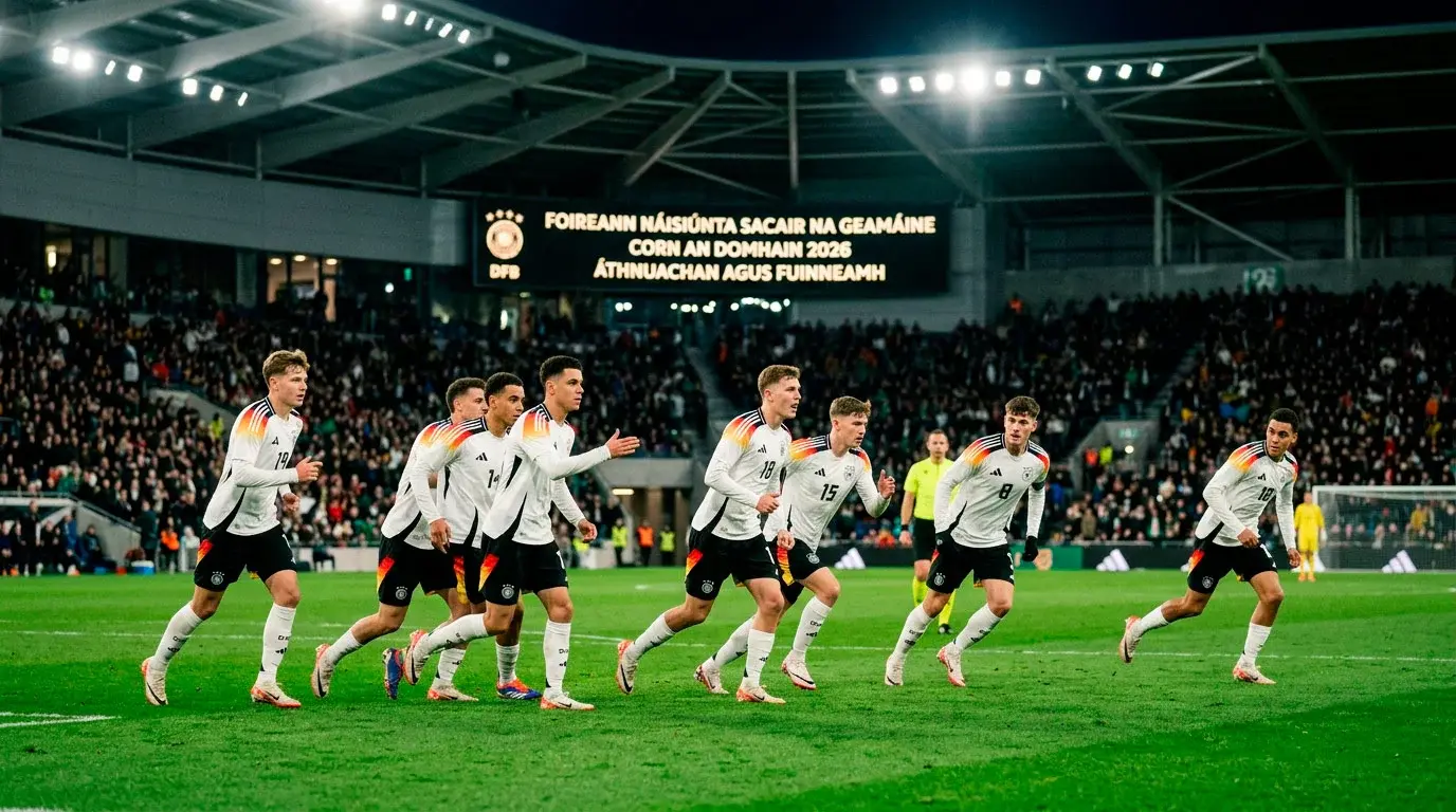 Foireann na Gearmáine ag Corn an Domhain 2026
