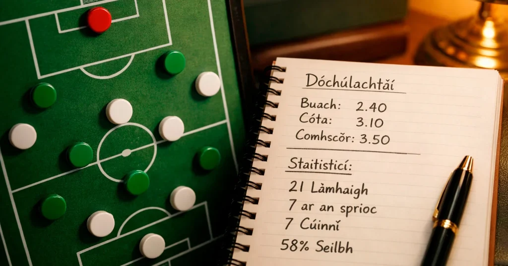 Tábla comparáide idir corrlaigh chodánach agus dheachúlach