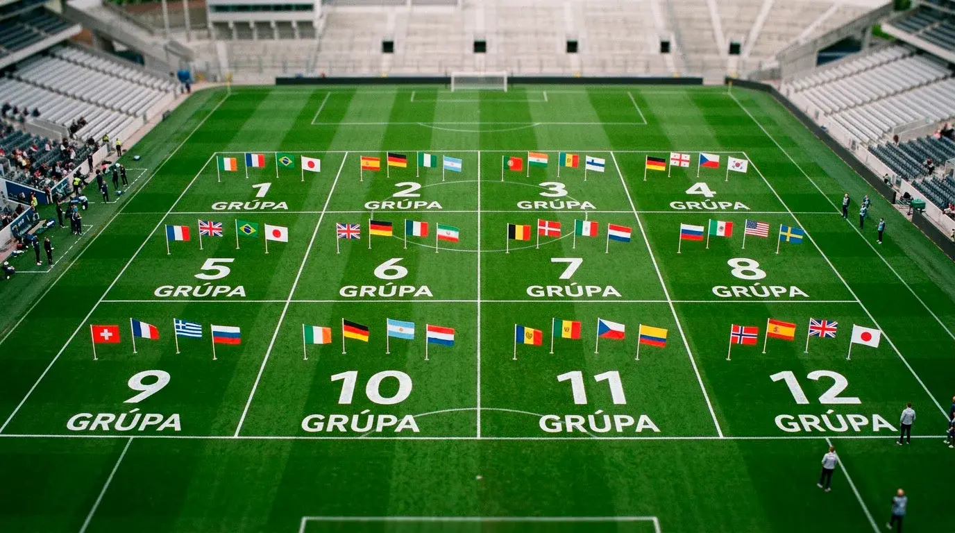 Na 12 ghrúpa ag Corn an Domhain 2026 – ó Ghrúpa A go Grúpa L