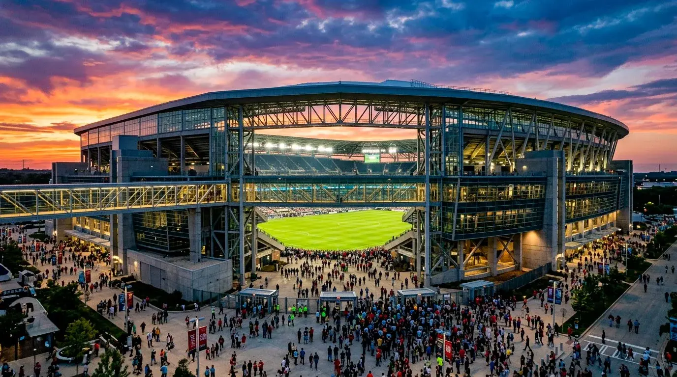 MetLife Stadium in New Jersey, láthair an chluiche ceannais