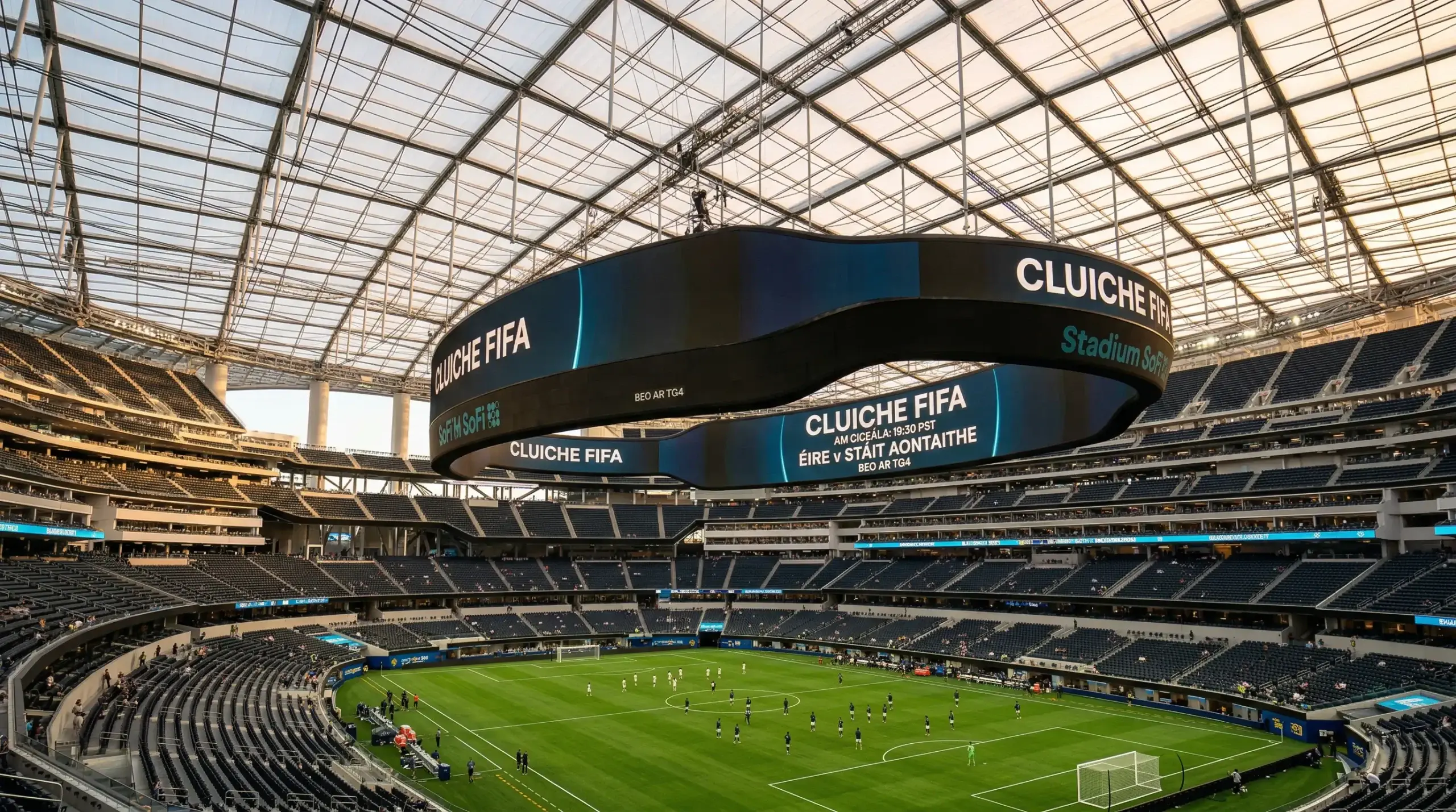 SoFi Stadium i Los Angeles, láthair chluichí ag Corn an Domhain 2026